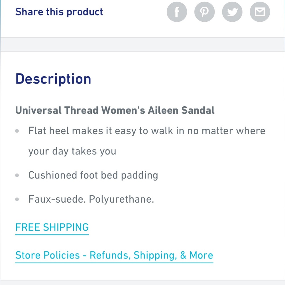 Universal Thread Aileen Sandals - Picture 5 of 5
